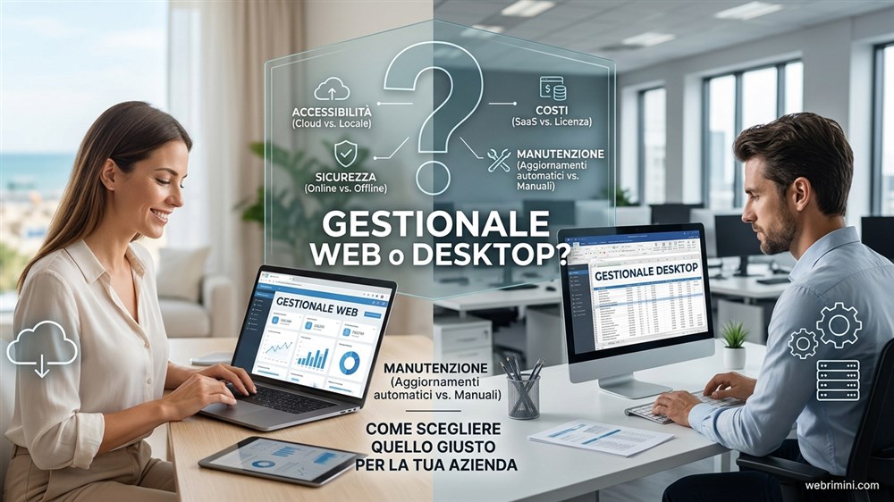 Gestionale web o desktop? Come scegliere quello giusto per la tua azienda